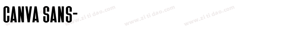 Canva Sans字体转换